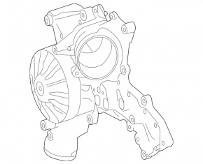 Помпа водяна Mercedes GLE 63 16-19 5.5