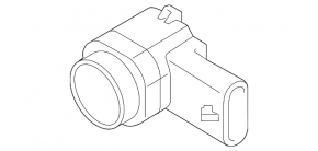 Парктроник переднего бампера Volvo S60 15-18