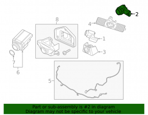 Парктроник переднего бампера Volvo S60 15-18