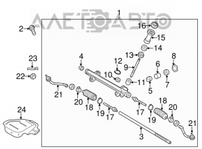 Рульовий наконечник правий Hyundai Sonata 11-15