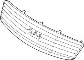 Решітка радіатора grill Infiniti G25 G37 4d 10-15