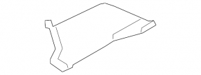 Защита двигателя правая Infiniti FX35 FX45 03-08