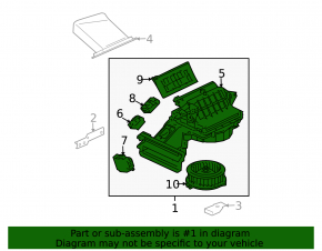 Печка в сборе Mitsubishi Galant 04-12