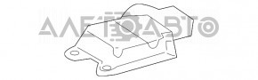 Модуль srs airbag комп'ютер подушок безпеки Lexus RX350 10-15