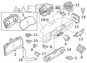 Щиток приборов Nissan Rogue 21-22