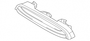 Решетка радиатора grill Mini Cooper F56 3d 14-18 дорест