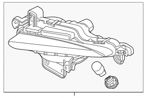 Поворотник левый Mazda 3 17-18 BM