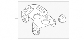 Кронштейн ABS Ford Edge 15-24 верхний