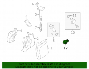 Датчик детонации Mitsubishi Outlander 14-20 2.4