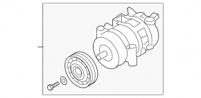 Компресор кондиціонера Audi A6 C7 12-17 2.0T