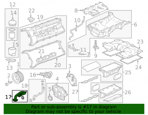 Маслоприемник ДВС Jaguar F-Pace X761 17-23 3.0t AJ126
