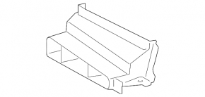 Воздухоприемник передняя часть VW Jetta 11-18 USA 2.0, 1.8T
