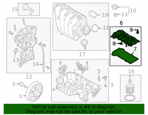 Крышка клапанная Hyundai Elantra 21-26 2.0 G4NS