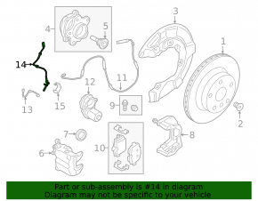 Датчик ABS задний левый BMW 2 G42 22-26