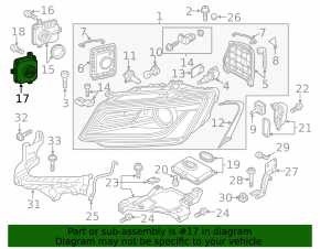 Блок LED Audi A4 B8 13-16 рест