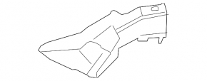 Повітропровід охолодження гальм лівий BMW 4 F32/33/36 14-20 M Pack
