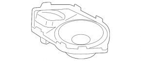 Динамик передней панели BMW X3 F25 11-17 с пищалкой
