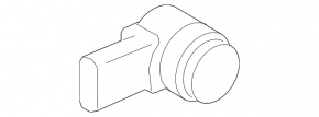 Парктроник переднего бампера наружный BMW X5 F15 14-18 PMA