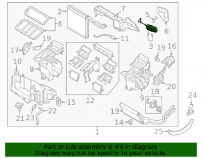 Клапан печки кондиционера Mazda 6 14-21