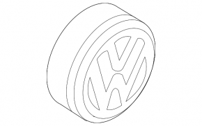 Центральний ковпачок на диск VW Taos 22-25