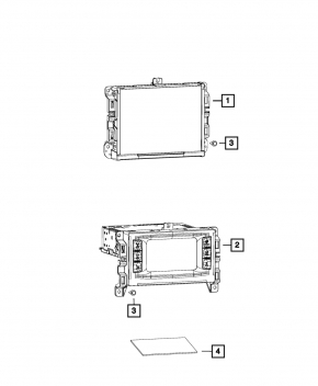 Головное устройство Chrysler 200 15-15