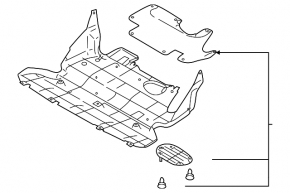 Защита двигателя Subaru Forester 22-24