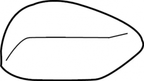 Крышка зеркала левая Infiniti QX50 19-25