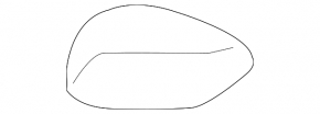 Крышка зеркала левая Infiniti QX50 19-25
