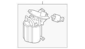 Топливный насос бензонасос Mercedes C-class W206 300 22-25 2.0
