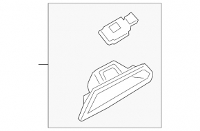 Ручка двери багажника Ford Escape MK4 20-26 с кнопкой