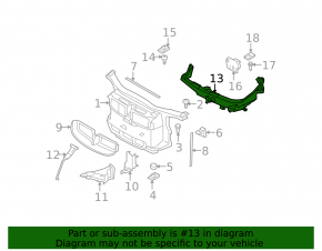 Кронштейн фары левый BMW 3 E90 E92 07-12