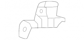 Кріплення правої фари верхнє ліве Toyota Land Cruiser 16-21 рест