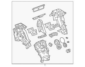 Печка в сборе GMC Terrain 18-23 manual