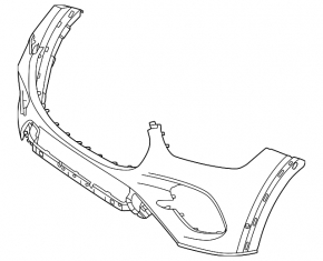 Бампер передний голый Mercedes W167 GLE 24-26