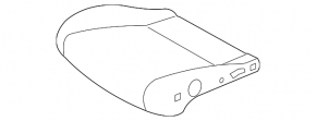 Водительское сидение Subaru Impreza WRX GH 09-10 с airbag, механическое, подогрев, кожа черная с красной строчкой, Sport