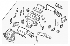 Печка в сборе Subaru Outback 20-21 2.5 premium