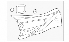 Фонарь внутренний дверь багажника левый Mazda CX-5 17-21 signature illum