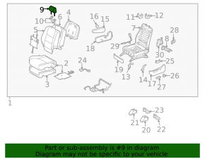 Подголовник передний левый Lexus RX300 RX330 RX350 RX400h 04-09 кожа, серый