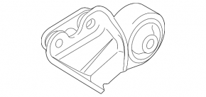 Подушка двигуна задня Mazda CX-7 06-12 2.5