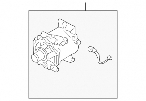 Компрессор кондиционера Mitsubishi Galant 04-12
