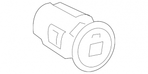 Кнопка start-stop Mazda CX-50 23-26 хром обрамление