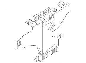 Кронштейн блока ECU компьютера двигателя Audi Q3 83A 19-22 2.0T