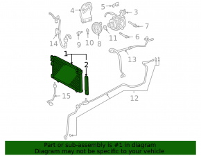 Радиатор кондиционера конденсер Lexus RX300 RX330 04-06