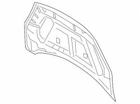Капот голый Ford Escape MK4 20-22