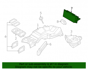 Блок управления климат 3-й ряд BMW X5 F15 14-18