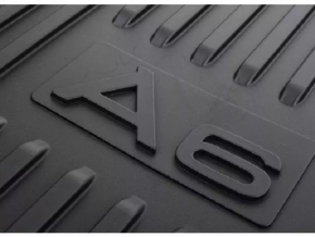 Коврик багажника резина Audi A6 C7 12-18 черный, замят