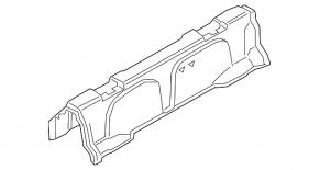 Покриття підлоги багажника переднє BMW X2 F39 18-23 чорне