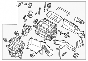 Піч у зборі кондиціонер Subaru Forester 25-26
