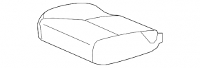 Пассажирское сидение Honda Accord 13-15 без airbag, ткань черн