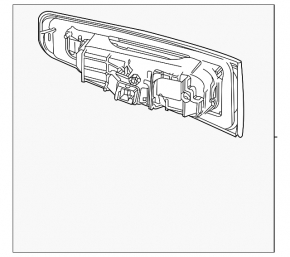 Фонарь внутренний дверь багажника правый Mercedes X167 GLS 450 580 24-26